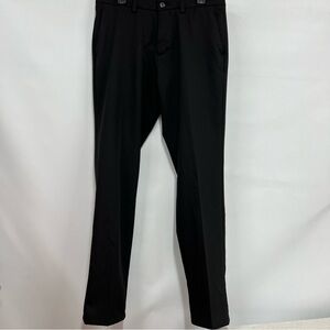 Haggar H26 black dress pants 34x32 slacks w/pockets